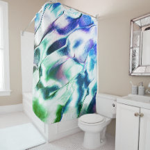 Hell aus mattem Metall, grün bis blau