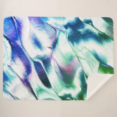 Hell aus mattem Metall, grün bis blau Sherpadecke (Vorderseite (Horizontal))