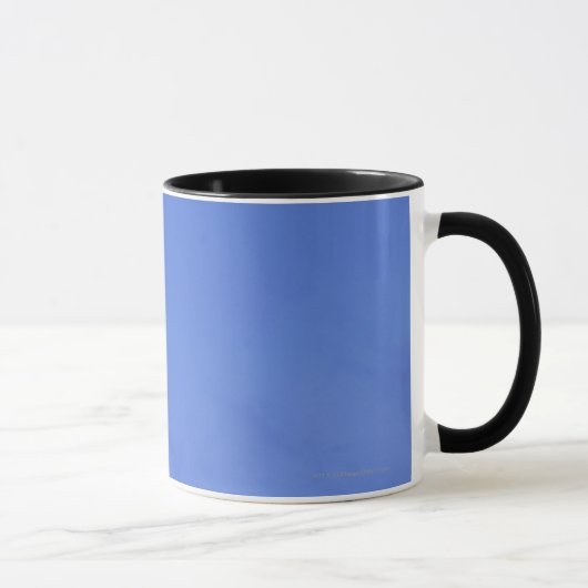 Hell beleuchteter Mond, Silhouette der Tasse (Rechts)