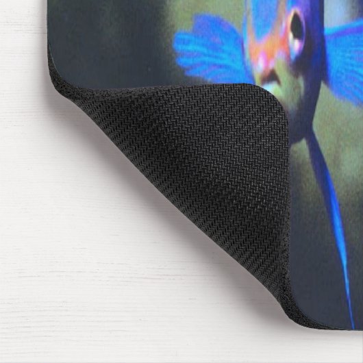 Hell-blau-Engel Fische, mousepad (Ecke)