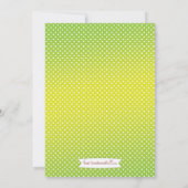 Hell Blue Bouncy House Geburtstagsparty Einladung (Rückseite)