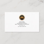 Hell Blue Pull-down Tab Taxi Service Visitenkarte (Rückseite)