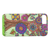 Hell blühender Baum des Lebens Case-Mate iPhone Hülle (Rückseite (Horizontal))