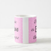 Hell Bold Schönes inspiriert Rosa Kaffeetasse (Mittel)