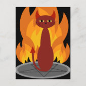 Hell Cat Postkarte (Vorderseite)