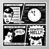 Hell-Comic-Strip umschreiben Poster (Vorne)