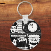Hell-Comic-Strip umschreiben Schlüsselanhänger (Vorderseite)