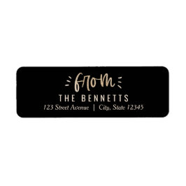 Hell Days EDITABLE FARBURLAUB-Adressetikett