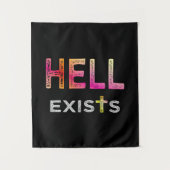 Hell existiert wandteppich (Vorderseite)