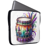 HELL FARBENE MARDI GRAS THEMA DRUM LAPTOPSCHUTZHÜLLE (Vorne Rechts)