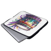 HELL FARBENE MARDI GRAS THEMA DRUM LAPTOPSCHUTZHÜLLE (Vorne Knopf)