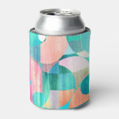 Hell, farbenfroh geometrisch Abstrakt Dosenkühler (Kanne Vorderseite)