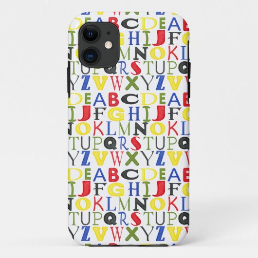 Hell farbige Buchstaben durch Megan Meagher Case-Mate iPhone Hülle (Rückseite)