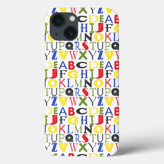 Hell farbige Buchstaben durch Megan Meagher Case-Mate iPhone Hülle (Rückseite)