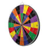Hell farbige Partydartboard-Spiel-Raum-Farben Dartscheibe (Vorderseite rechts)