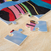 Hell farbige Socken Puzzle (Seite)