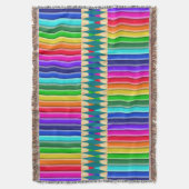 Hell farbiger Regenbogen-Bleistift, Zeichenstift Decke (Vorderseite Vertikal)