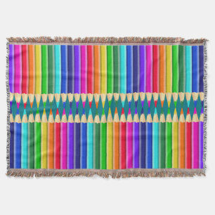 Hell farbiger Regenbogen-Bleistift, Zeichenstift Decke