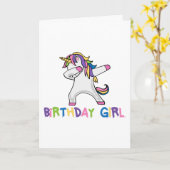 Hell farbiges betupfendes karte (Gelbe Blume)