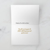 Hell Farborgan Weihnachtskarte Feiertagskarte (Innenseite)