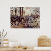 Hell Fighters aus Harlem von H Charles McBarron Jr Poster (Küche)