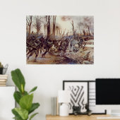 Hell Fighters aus Harlem von H Charles McBarron Jr Poster (Heimbüro)