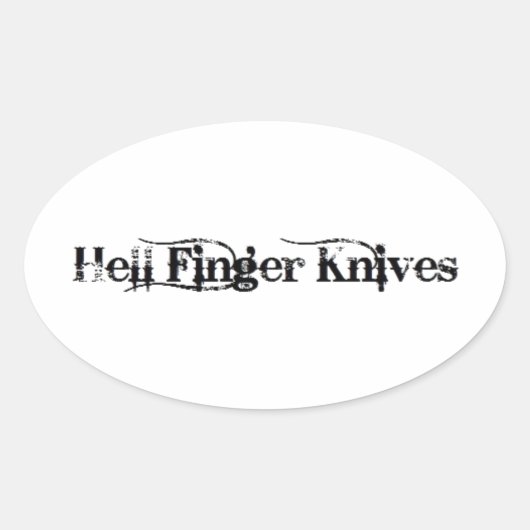 Hell Finger Knives Stickers (Vorderseite)