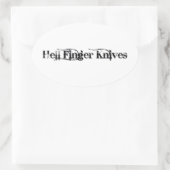 Hell Finger Knives Stickers (Tasche)