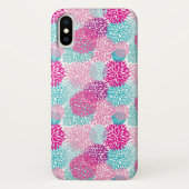 Hell-florales Muster 2 Case-Mate iPhone Hülle (Rückseite)