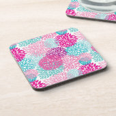 Hell-florales Muster 2 Untersetzer (Linke Seite)