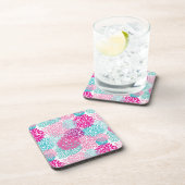 Hell-florales Muster 2 Untersetzer (Rechte Seite)