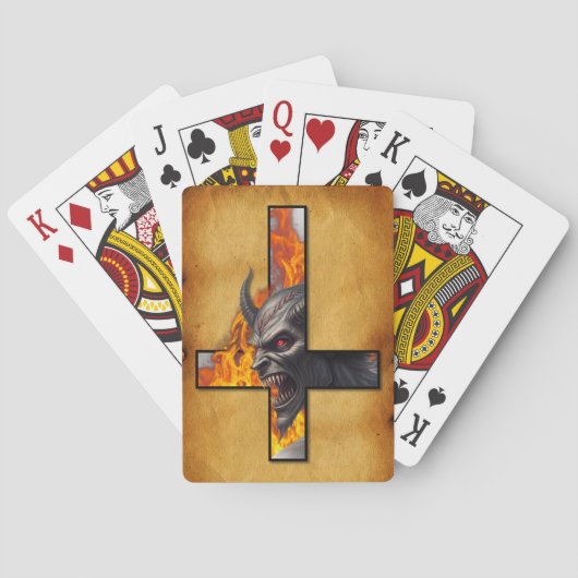 Hell-Flüchtige Blick Spielkarten (Rückseite)