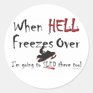 HELL-FREEZES-on-ash-[Conver Runder Aufkleber