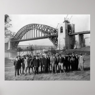 Hell Gate Bridge: 1916 Poster