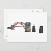Hell Gate Bridge: 3D-Modell: Postkarte (Vorne/Hinten)