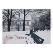 Hell Gate Bridge Frohe Weihnachtskarte (Vorderseite (Horizontal))