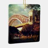 Hell Gate Bridge im Herbst Weihnachtsschmuck (Rechts)
