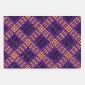 HELL GEARBEITETE HALLOWEWEER KARIERTER PATTER GESCHENKPAPIER SET (Vorderseite 2)