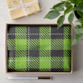 HELL GEARBEITETE HALLOWEWEER KARIERTER PATTER SEIDENPAPIER (Geschenk)