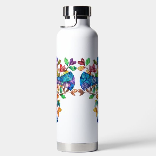 HELL gefARBEITETES GLAS SIEHT DURCH Trinkflasche (Rechts)