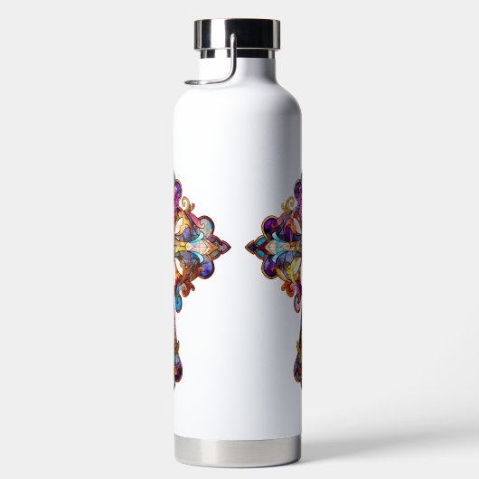 HELL gefARBEITETES GLAS SIEHT DURCH Trinkflasche (Rechts)