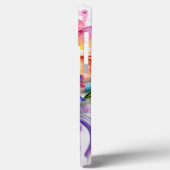 HELL gefärbte 3D-BLUME Case-Mate iPhone Hülle (Rückseite / Links)