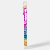 HELL gefärbte 3D-BLUME Case-Mate iPhone Hülle (Rückseite / Links)