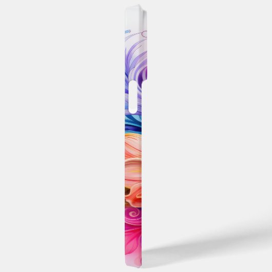 HELL gefärbte 3D-BLUME Case-Mate iPhone Hülle (Rückseite / Rechts)