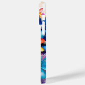 HELL gefärbte 3D-BLUME Case-Mate iPhone Hülle (Rückseite / Links)