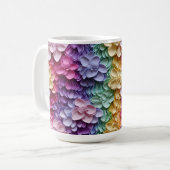 HELL gefärbte 3D-SEHORCHIDEN Kaffeetasse (Vorderseite Links)