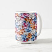 HELL gefärbte 3D-SEHORCHIDEN Kaffeetasse (VorderseiteRechts)