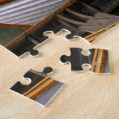 Hell gefärbte Boote im Zentrum für Holzboote Puzzle (Seite)