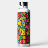 HELL gefärbte GLASPATTER Trinkflasche (Rechts)