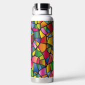 HELL gefärbte GLASPATTER Trinkflasche (Rückseite)